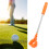 Telescopic 2m Golf Ball Retriever with Automatic Lock Orange 7