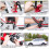 Space-Saving Red Front Fork Bike Rack Mount for Car Trunk and Roof 8