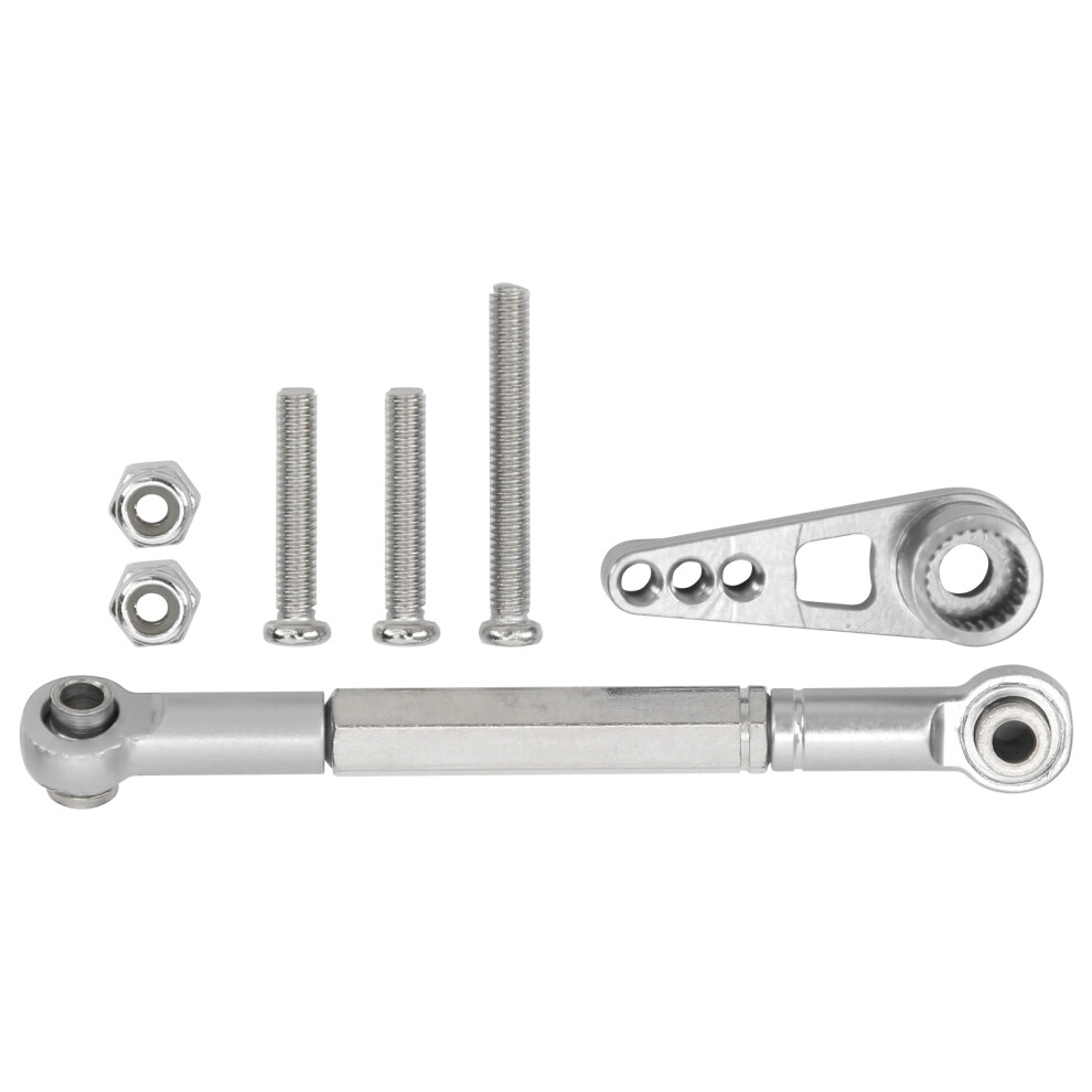 1:12 Aluminum Alloy Rc Steering Linkage Kit For Mn86k Silver 5091359933229