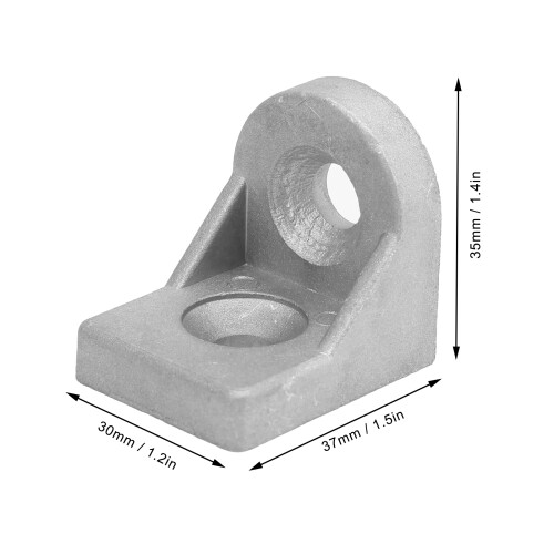 10Pcs Aluminum Corner Joint Brackets 2020/3030/4040 Sizes 2