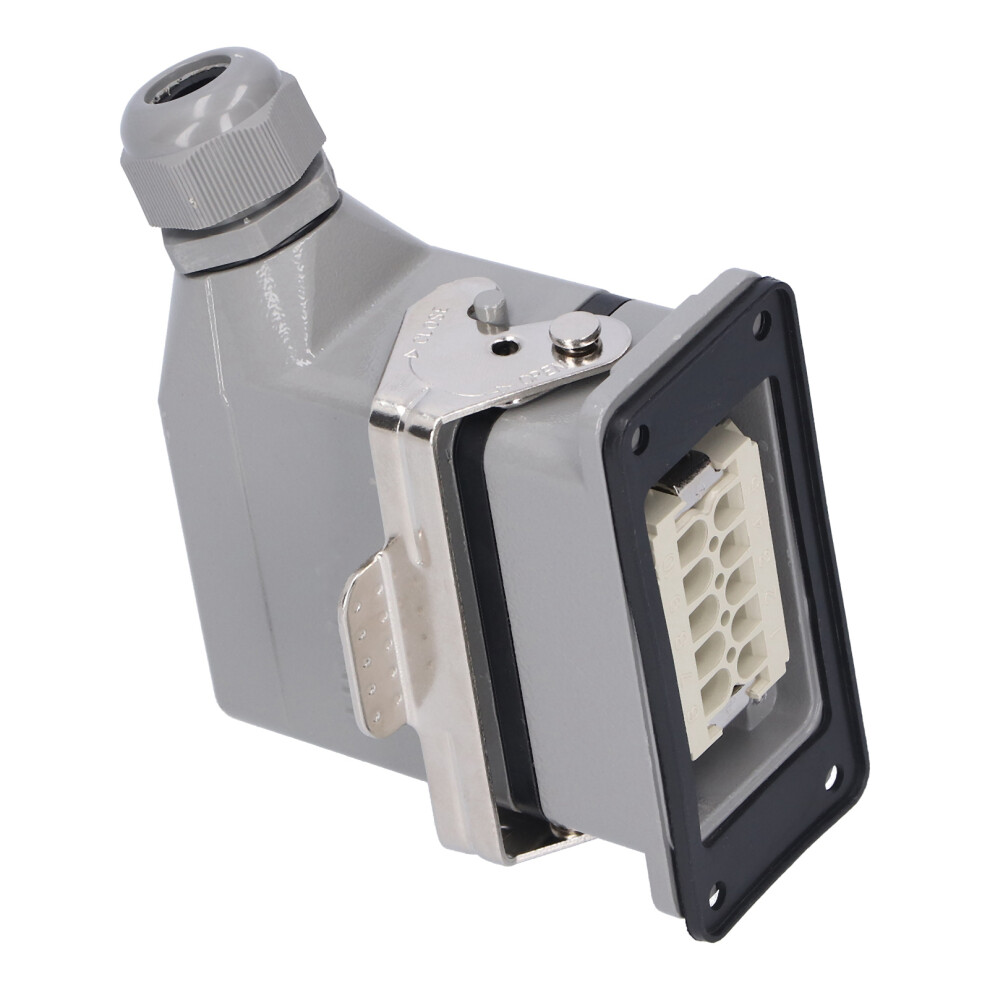 Waterproof Industrial Aviation Plug 10 Core Heavy Duty Control Connector 8721359934229