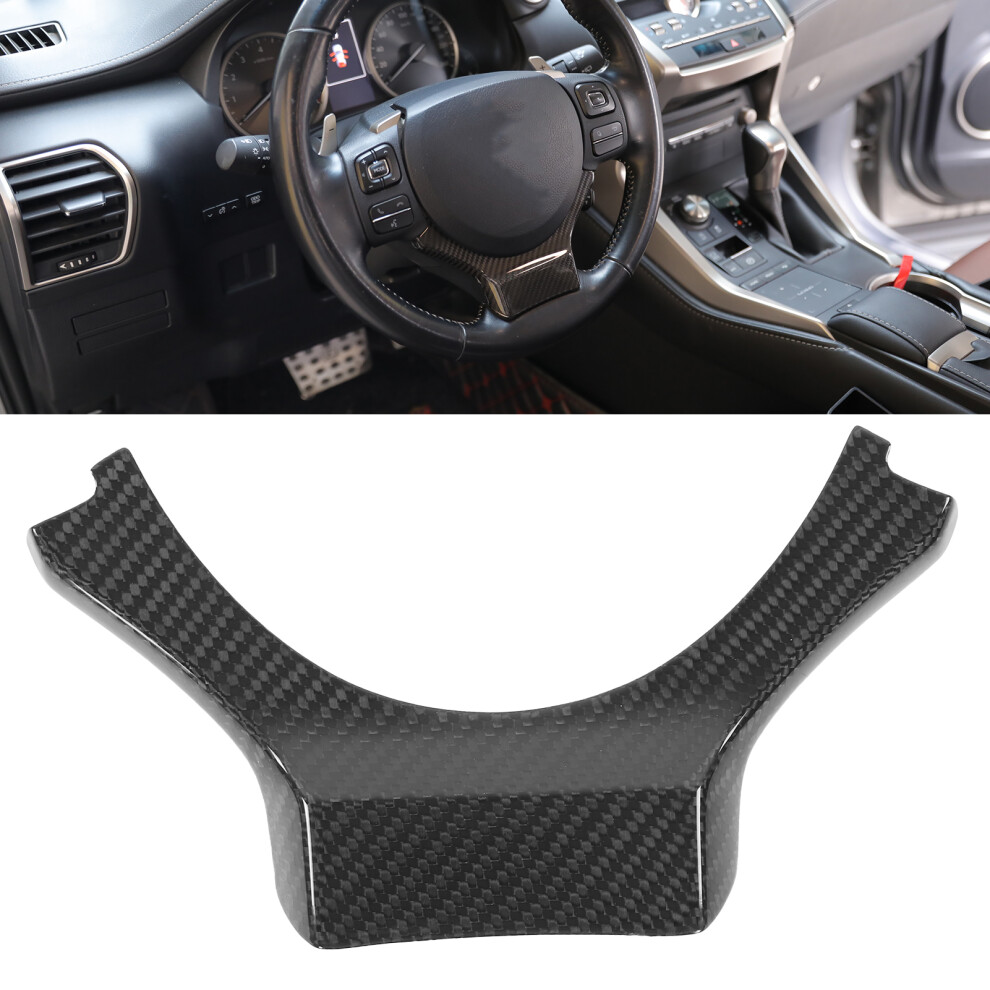 Dry Carbon Fiber Steering Wheel Panel Cover For Nx200 200T 300H 2016-2020 8451359935086