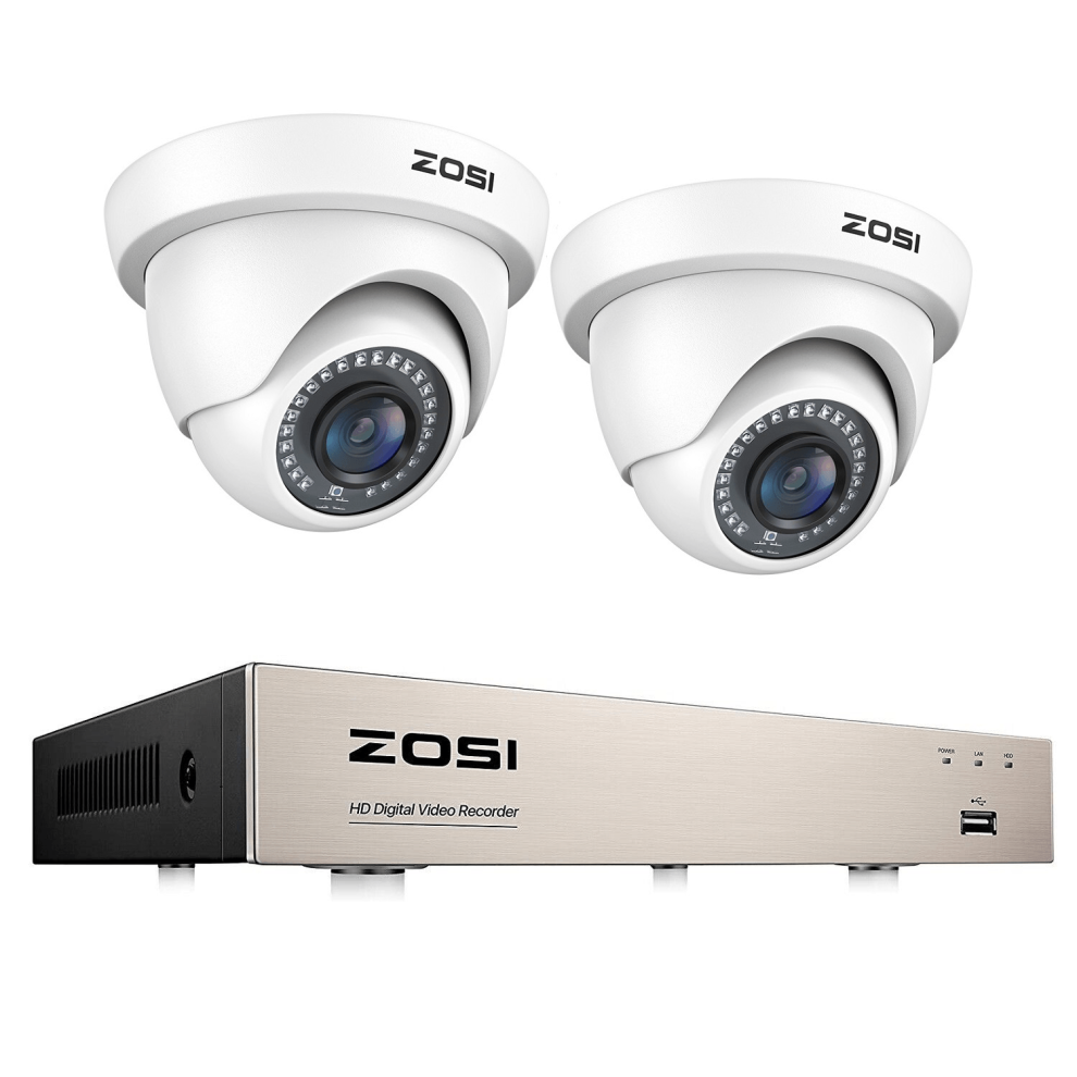 Zosi (White) 8 Channel 1080P Cctv Security Camera System