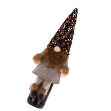 Kerst Gnome Wijnfles Cover Gnome Verjaardag Dag Party Decor-3