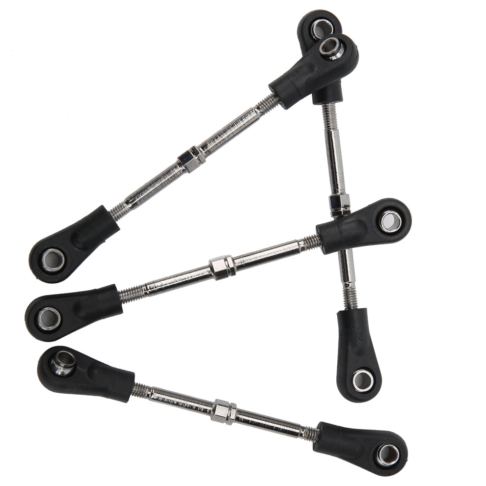 4pcs RC Off-Road Car Steering Tie Rods Adjustable Rear Linkage for 1/10 Scale-image-OPC-PMWNX2V-NEW