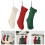 Lighted Christmas Stockings Tree Hanging Pendant Home-Red 3