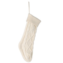 Christmas Stockings with LED Light Candy Gift Bag for-White