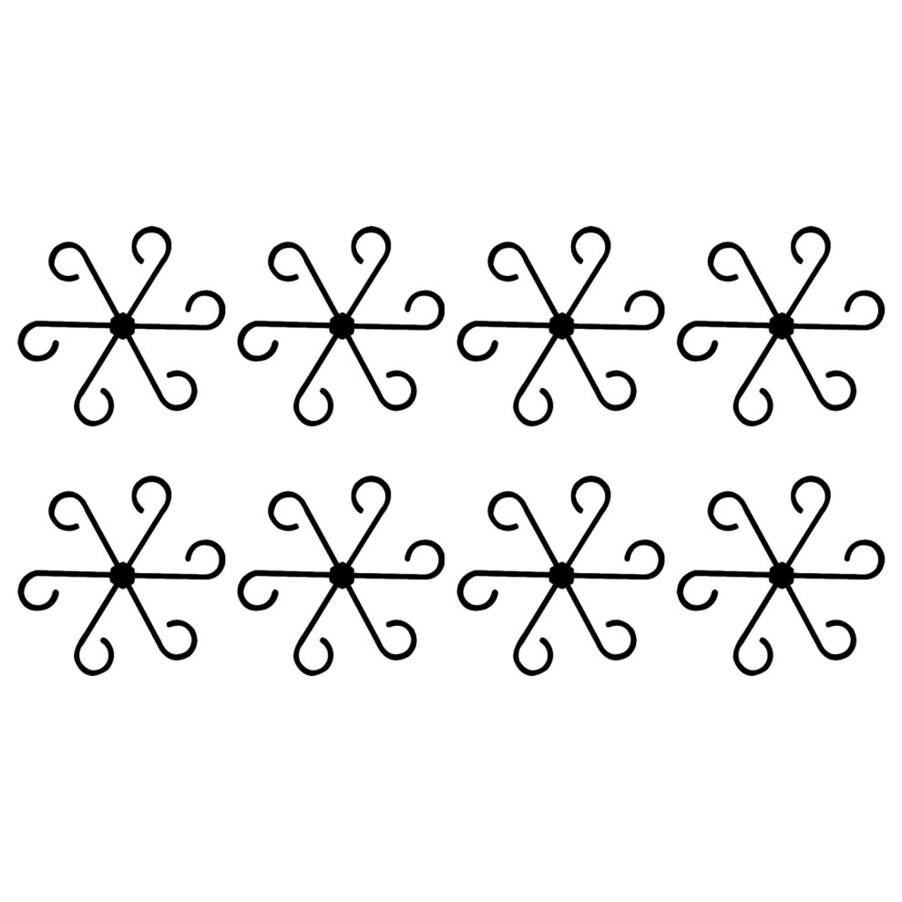 (Black) 8x Supportive Plant Cages Supports For Effective Plant Management-image-OPC-PMWNZ9P-NEW