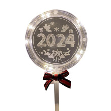 LED Cake Decoration Gift Box Acrylic Lamp for Wedding,-4