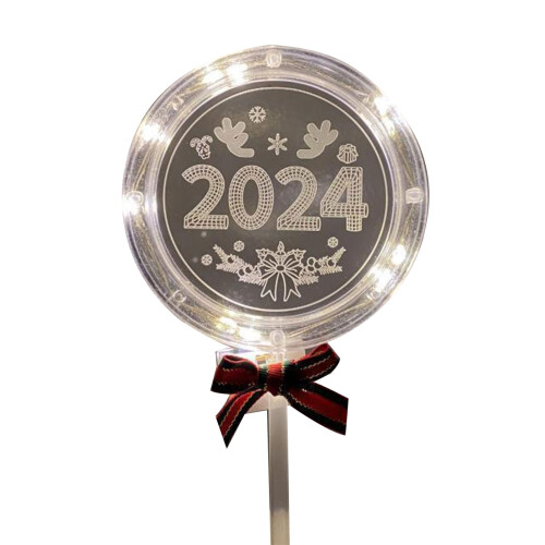 LED Cake Decoration Gift Box Acrylic Lamp for Wedding,-4