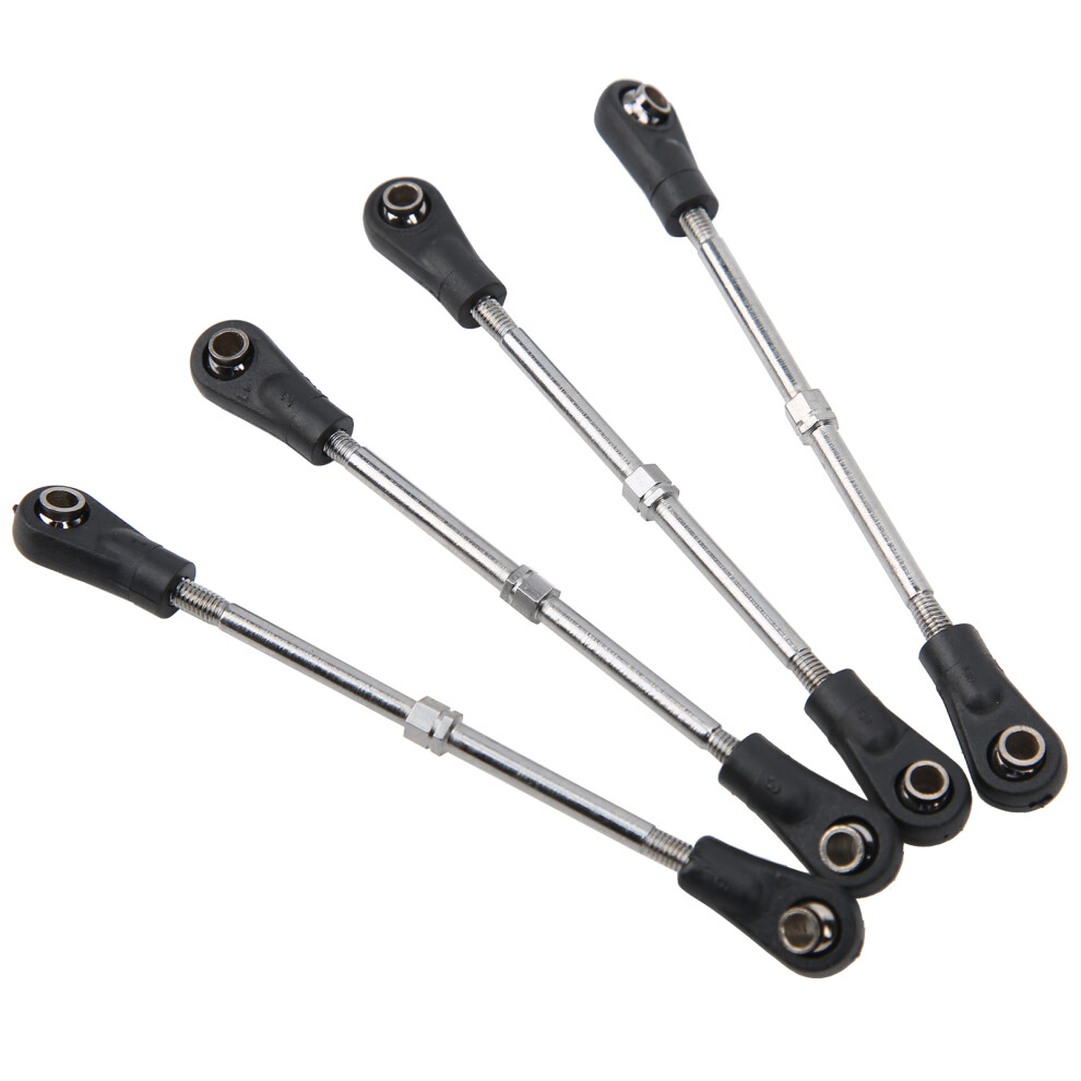 4Pcs Adjustable Steering Linkage Rods For 1/10 Rc Monster/ Racing Trucks 9461359937743