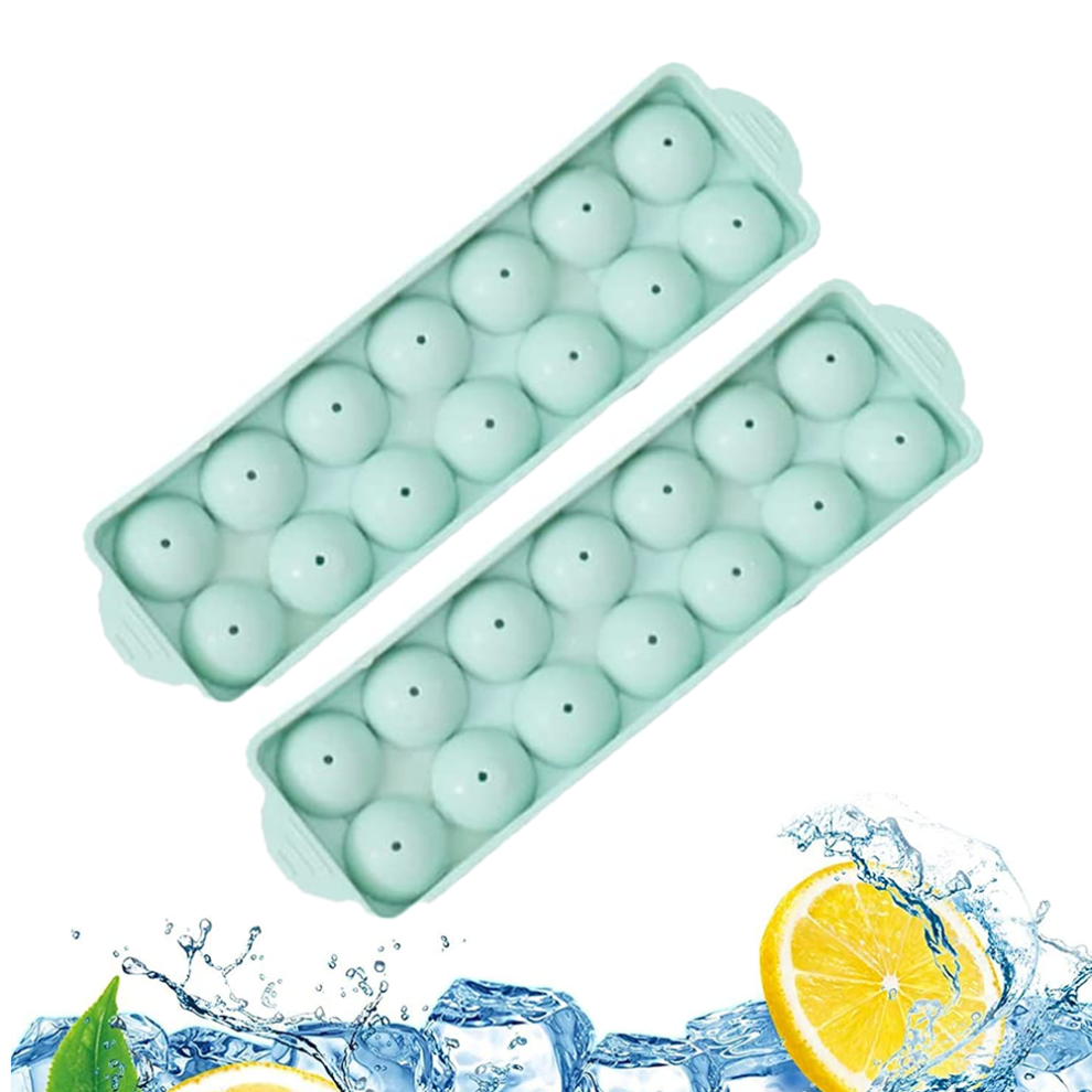 BPA-Free Ice Cube Trays, Refrigerator Space Saving Stackable Design for Home Parties, Easy Ice Release from Flexible Silicone Nonstick Molds-image-OPC-PMWP2ZB-NEW