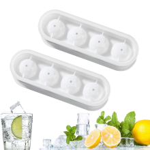 Riesige, kugelförmige Eiswürfelform für den Kühlschrank, elegantes Design, langsam schmelzendes, flexibles Silikon, auslaufsicheres Design mit