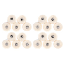 20pcs 2.35mm Wool Abrasive Polishing Brush Wheels for Jewelry & Ornaments