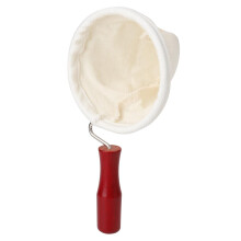 105mm Cotton Flannel Coffee Filter for Dripper Cloth Bag with Wooden Handle
