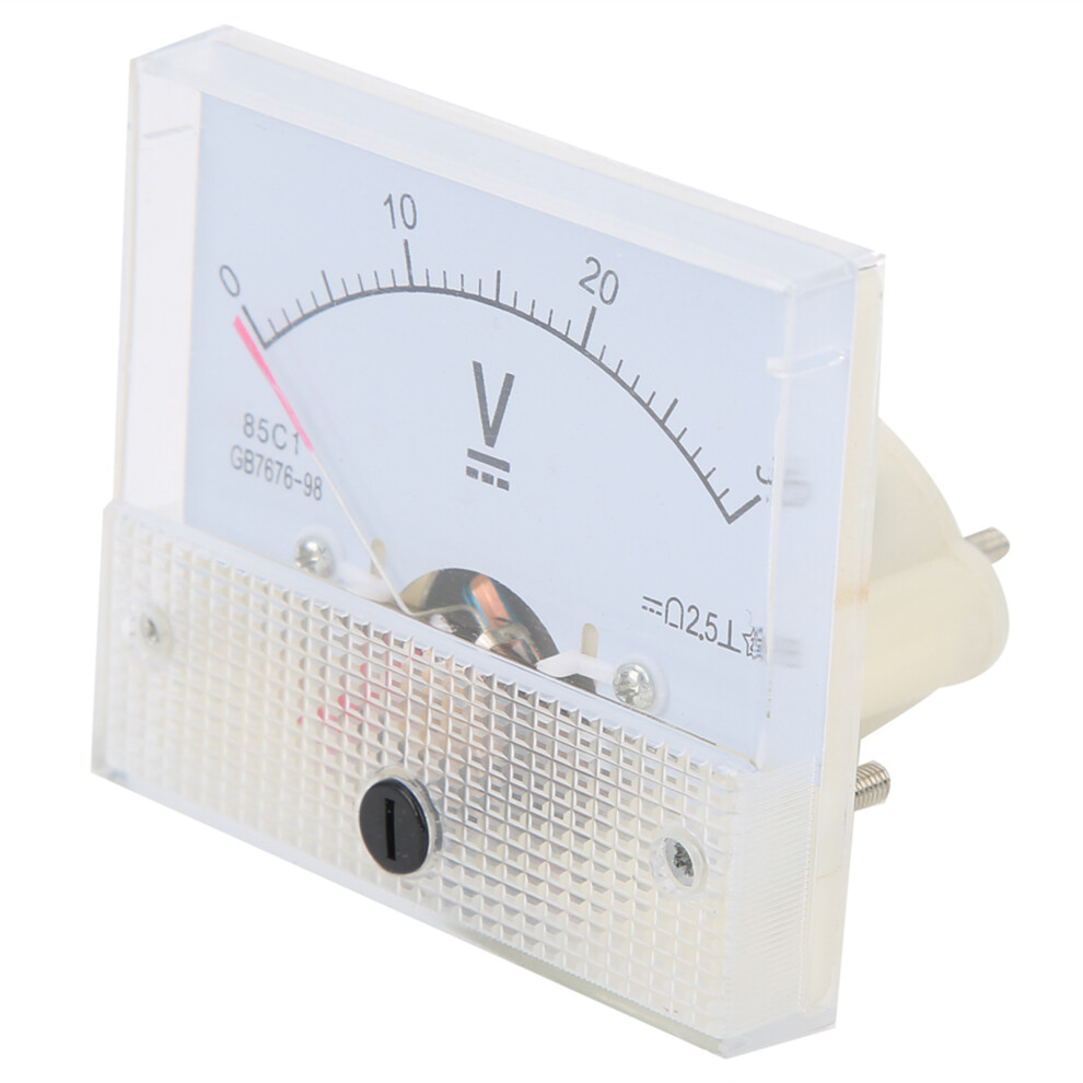 Red Pointer 85C1 Dc Voltmeter 0-30V For Power Equipment Use 6951359938497