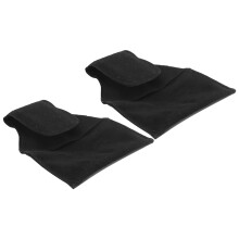 2Pcs PU Billiard Chalk Holder Pouch 9.5x11.5cm Pool Table Cues