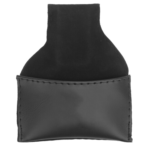 2Pcs PU Billiard Chalk Holder Pouch 9.5x11.5cm Pool Table Cues 2