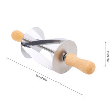 Stainless Steel Dough Cutter Pastry Croissant Baking Tool Durable & Easy to Use