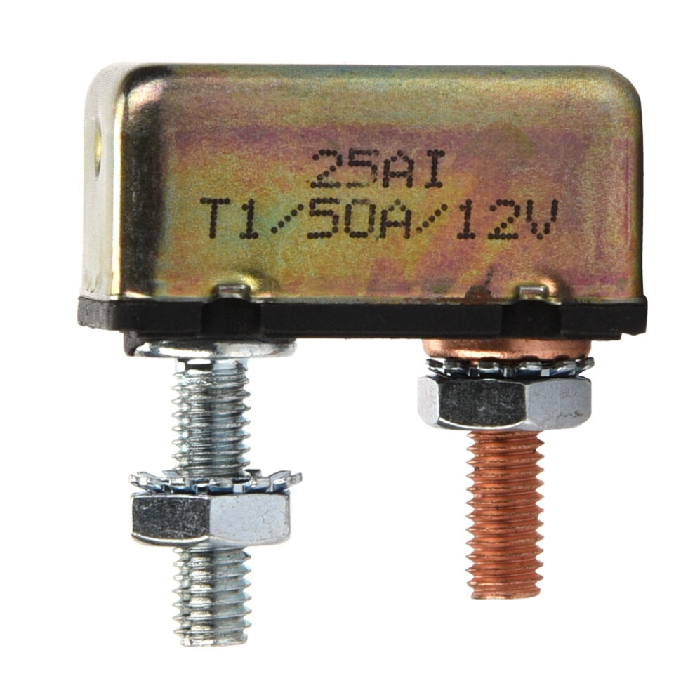 Fuse Reset Circuit Breaker 12/24V Auto Marine 50A Metal Cover Waterproof 4361359941939