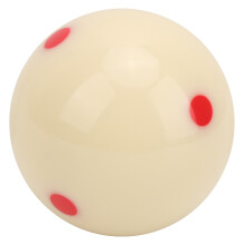 Billardkugel 57,2 mm für Pool, Übungskugel mit rotem Punkt, Billiard-Trainingshelfer
