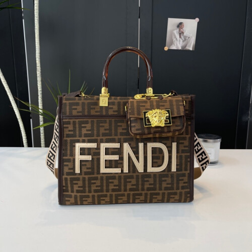 F fashion shoulder handbag