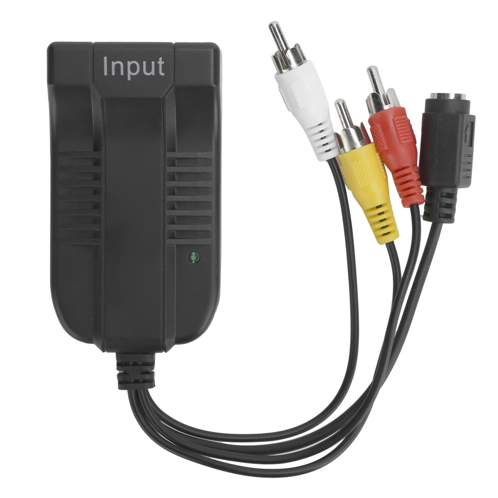 Hdmi To Av Cvbs S-Video Converter 1080P, Abs, 110Mm X 84Mm X 28Mm 7891359945707