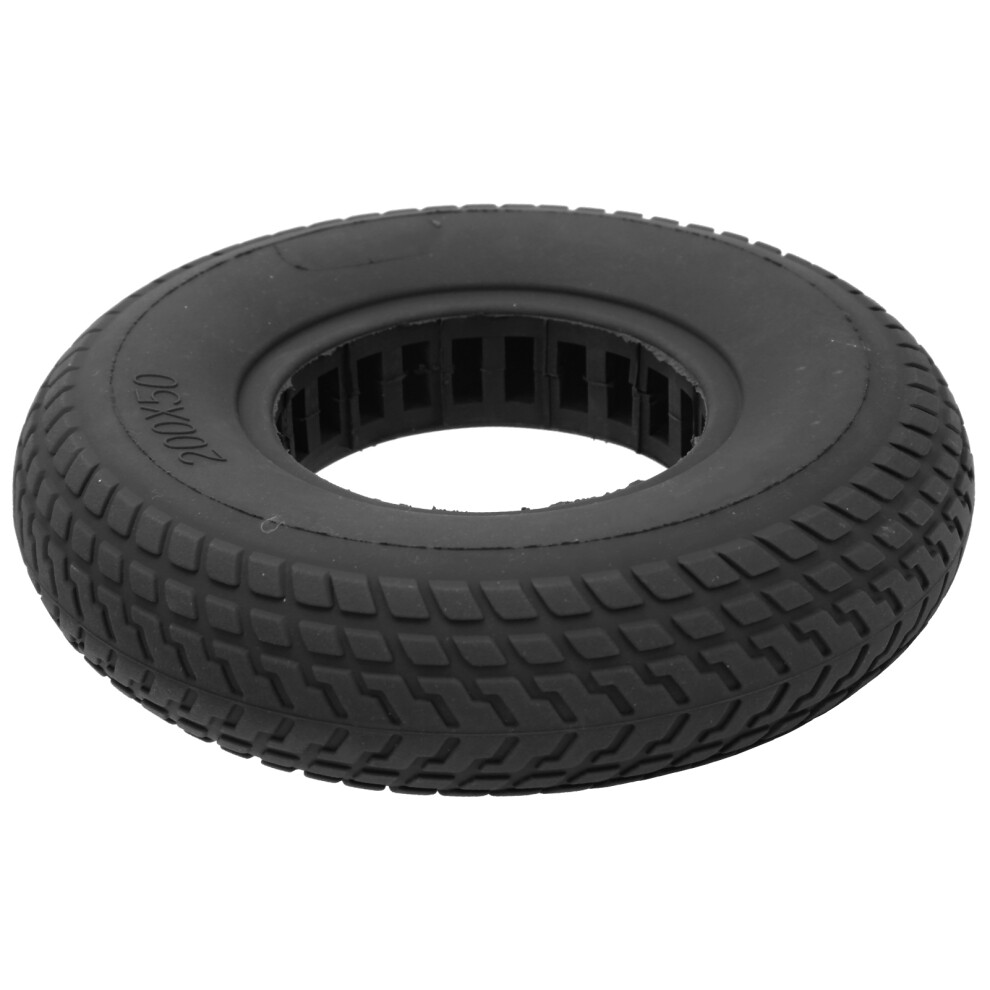 200X50mm Explosion-Proof Rubber Electric Scooter Tire, Black 5021359946196