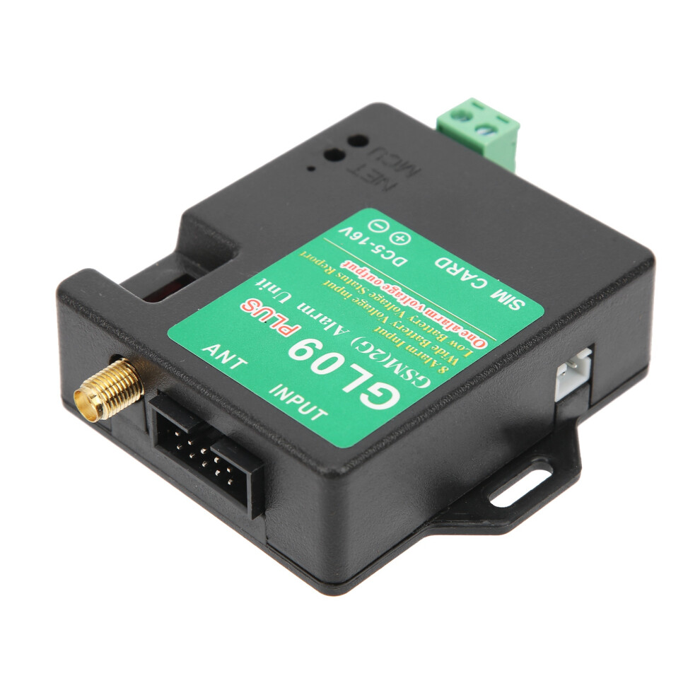 Gl09plus Gsm Alarm Device For Home Warehouse With 8-Channel Alerts Black 9351359948460
