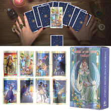 Hologram Tarot Deck Fate Divination Playing Cards 9.8x5.7cm
