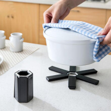 Topfuntersetzer für Töpfe und Pfannen, faltbare Untersetzer, platzsparende Küchenhelfer, hohles Design, rutschfeste, verschleißfeste,