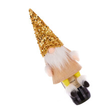 Unique Christmas Wine Bottle Wraps Bottle Toppers for Party-5