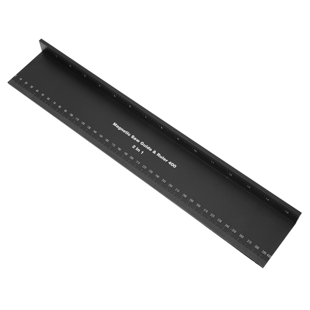 Multifunctional Aluminum Protective Ruler 400Mm For Woodworking Ht202054 3501359951083