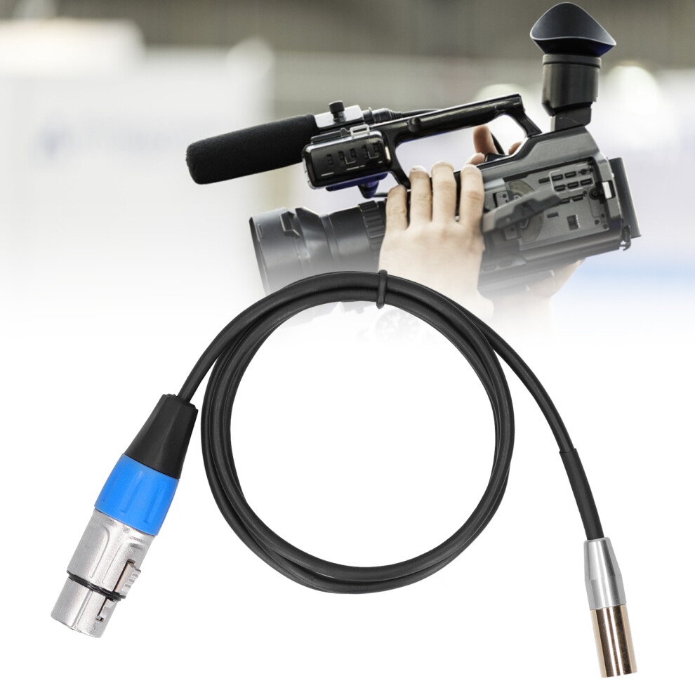3Pin Mini Male To Xlr Female Audio Line Zinc Alloy Housing Copper Shell 1 Meter 9391359952586