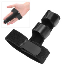 Finger-Gelenkbandage Stabilisator für Verstauchungen und Knochenbrüche, Schwarz, 26x12x11cm
