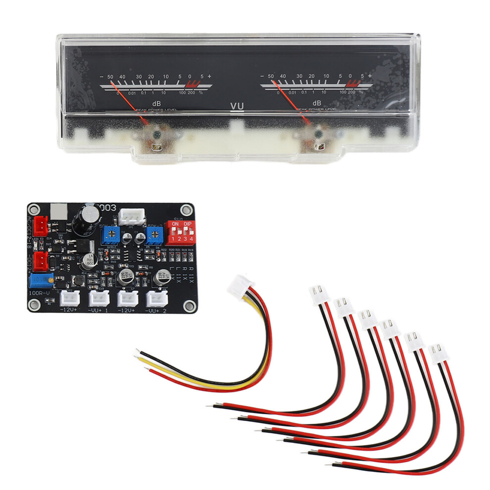 Ts-Db78-W Vu Meter Db Level Meter Preamplifier With Backlight, 15.5X4.8x3cm 5081359953785