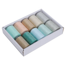 10 Rollen Nähgarn Set 300yds Bunte Handgefertigte Accessoires