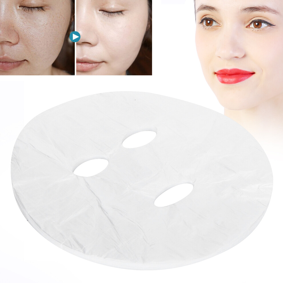 600pcs  DIY Disposable Plastic Film Facial Mask Sheets for Skin Care
