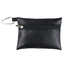 Leather Golf Ball Tee Pouch Bag Portable Golf Storage Bag Pocket