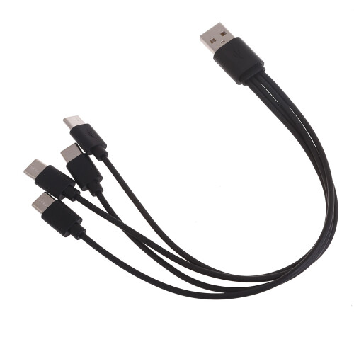 Multi Charging Cable USB C Splitter Cable-   One for four