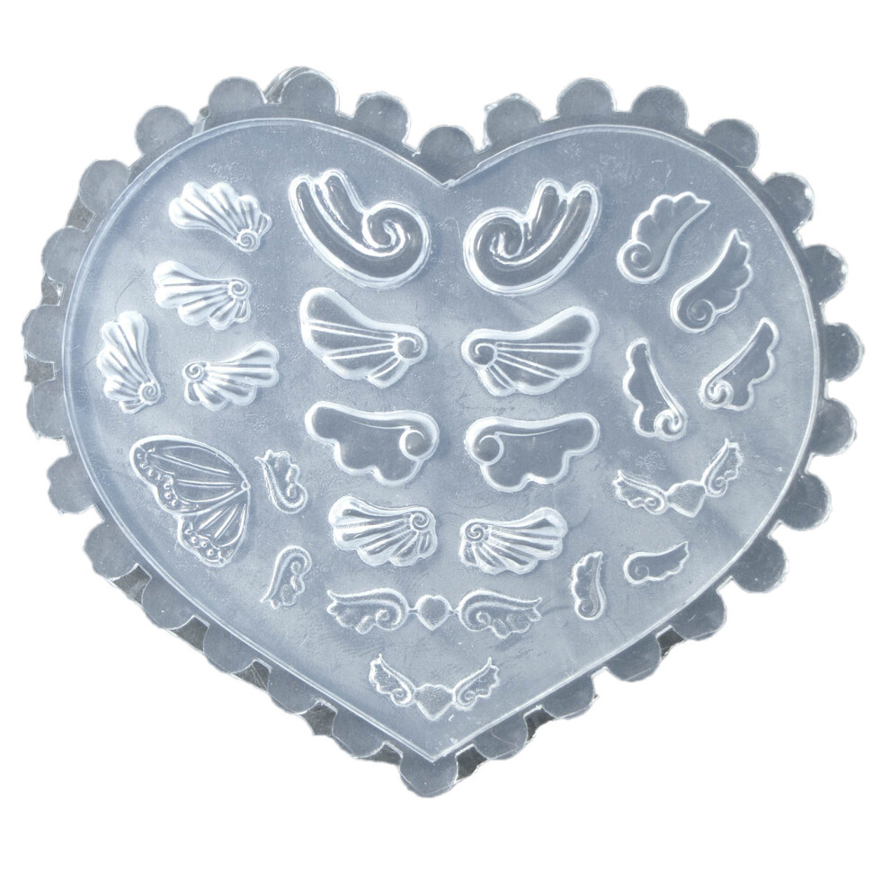 Silicone Nail Carving Mold 3D Various Size Butterfly-110