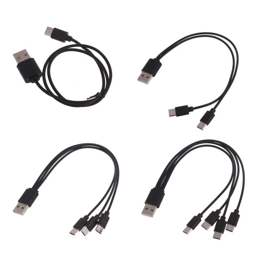 Multi Charging Cable USB C Splitter Cable-   One for four 1
