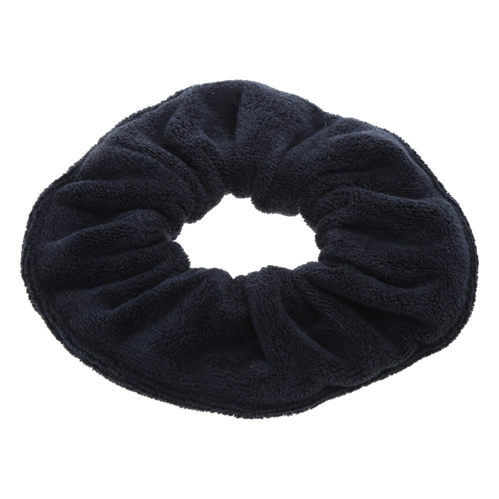 Black Large Drying Scrunchies Hair Towel Scrunchies Ponytail
