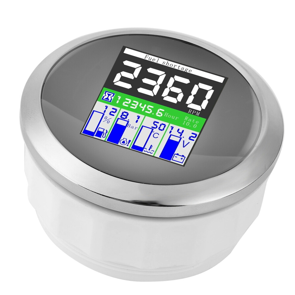 Multifunction 85mm RPM Temp Oil Pressure Fuel Gauge for Car Motorcycle Outboard-image-OPC-PMWPK8T-NEW