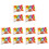 144 Kunststoff Ostereier Imitations Eier Graffiti Eier 3