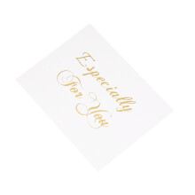 50Stk Mini Goldgeprägte Danke Karten Für Valentine Hochzeit Party