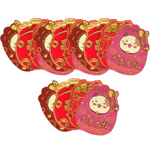 120 Rotpaket Geldtasche Hong Bao Zufallsdesign