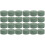 24 Runde Blumenverpackung Getrocknete Frische Grün 2