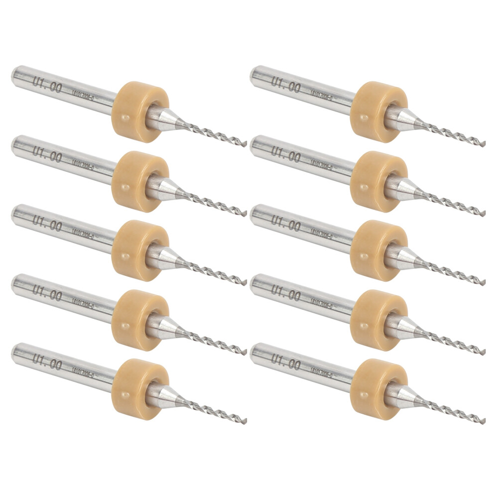 10Pcs 1.0Mm Tungsten Carbide Cleaning Nozzle Drill Bits For 3D Printer 6941359958656