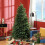 Homcom HOMCOM 6 Ft Artificial Christmas Tree with Metal Base, Hinged Branches 1